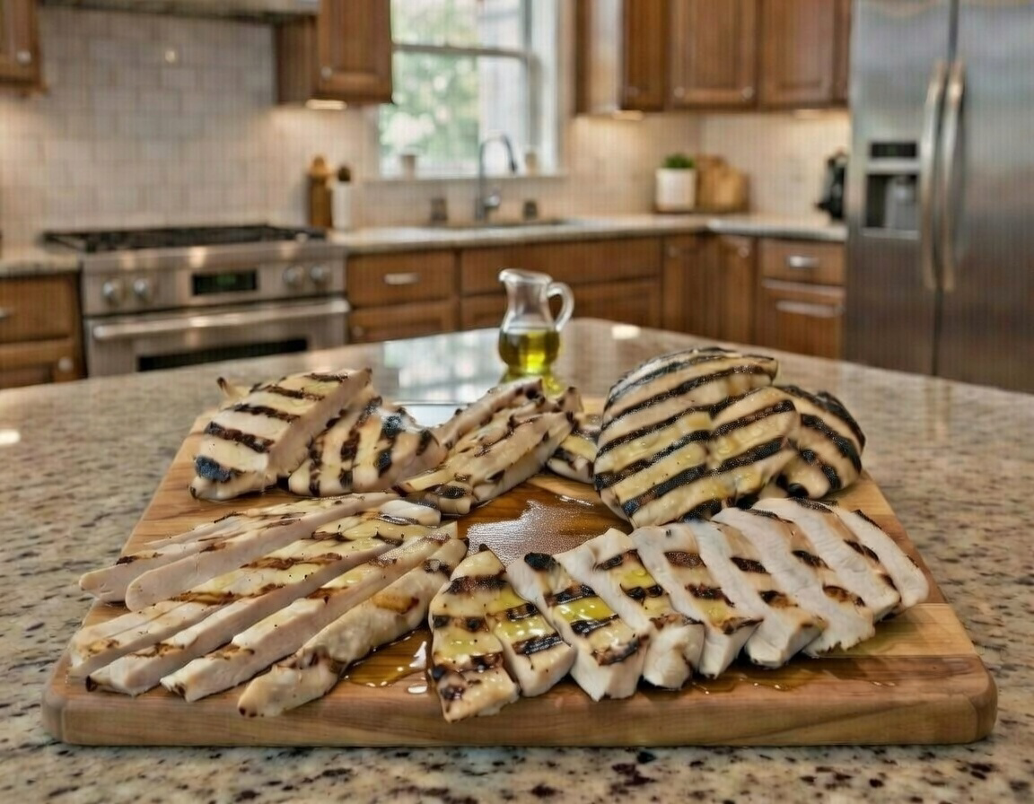 Grilled Boneless Chicken Breasts - PLAIN WITH CANOLA OIL