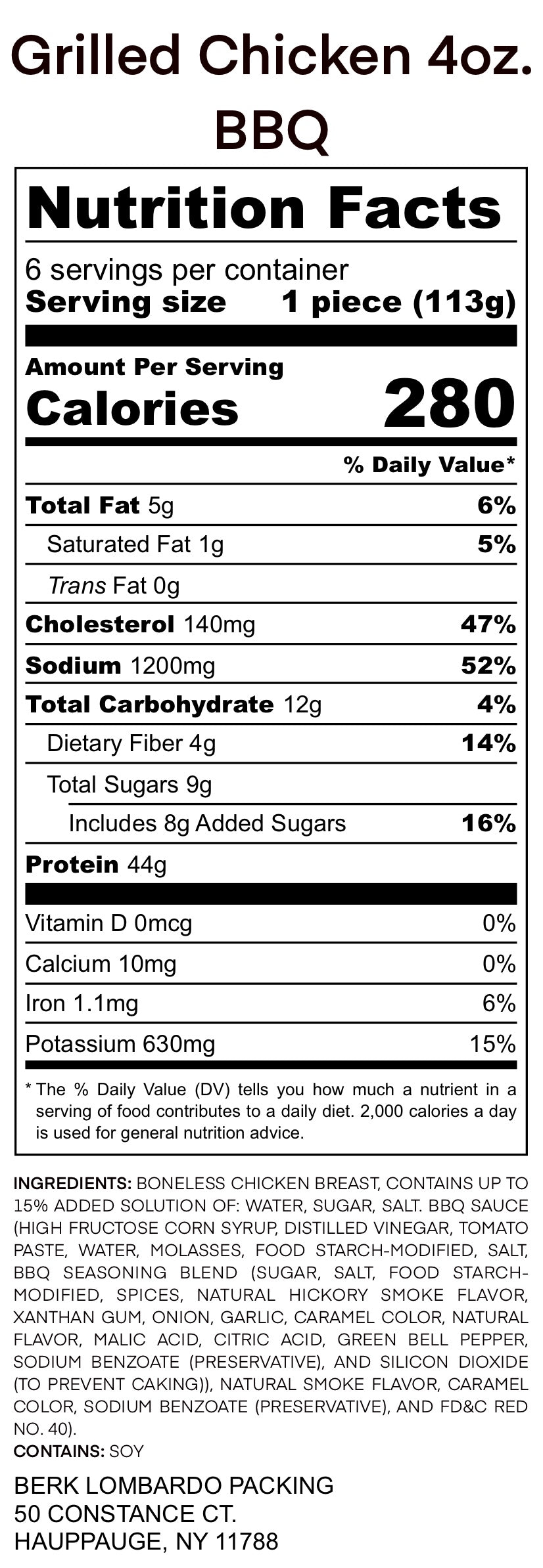 Grilled Boneless Chicken Breasts - BBQ